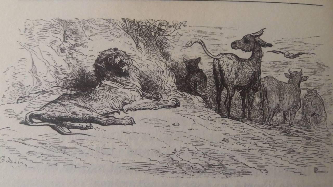 Le Lion Devenu Vieux - Fable de Jean de La Fontaine | Speakerty
