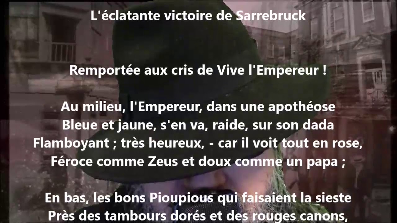 L'eclatante Victoire De Sarrebruck Arthur Rimbaud Theme L’Éclatante Victoire de Sarrebruck - Poème de Arthur Rimbaud - Poésies